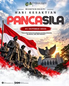 Pancasila Pemersatu Bangsa: SMP Negeri 1 Kunjang Peringati Hari Kesaktian Pancasila